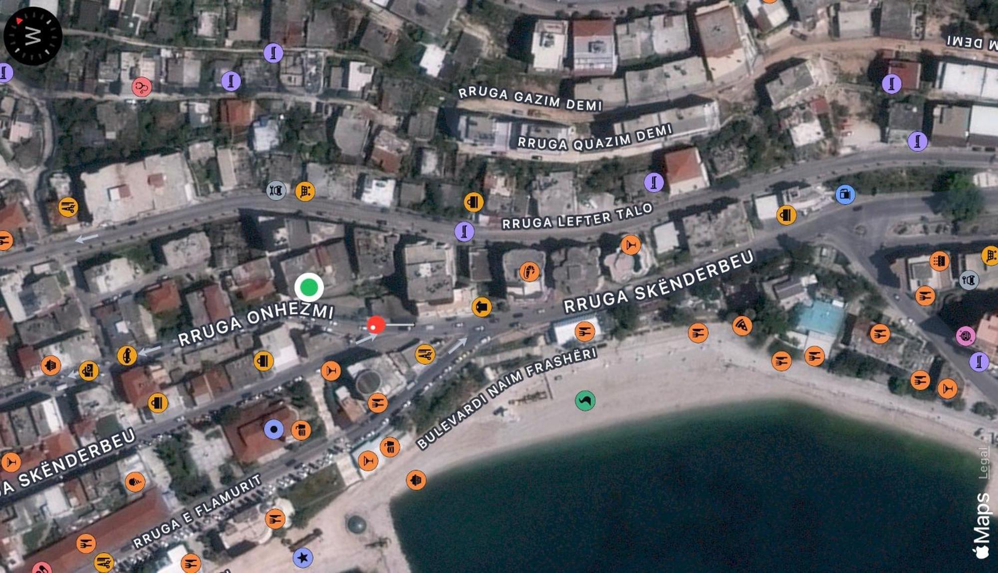 Aries Apartments Sarandë Exterior foto